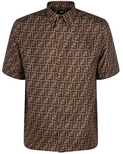 Fendi Shirts - Brown