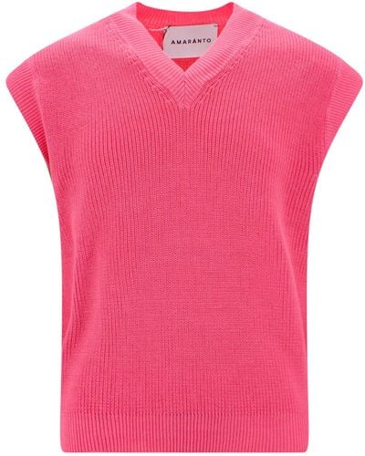 Amaranto Cotton Vest - Pink