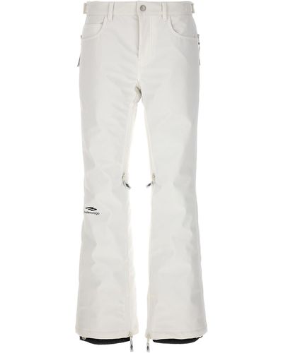 Balenciaga 5-pocket Ski 3b Sports Icon Pants - White