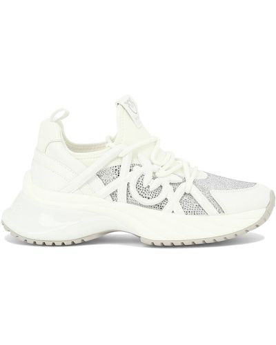 Pinko Sneakers con strass - Bianco