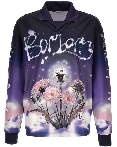 Burberry Dandelions Sweater Top Multicolor - Blu