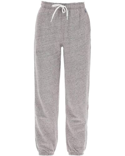 Polo Ralph Lauren "Sporty Trousers With Embroidered Logo - Grey