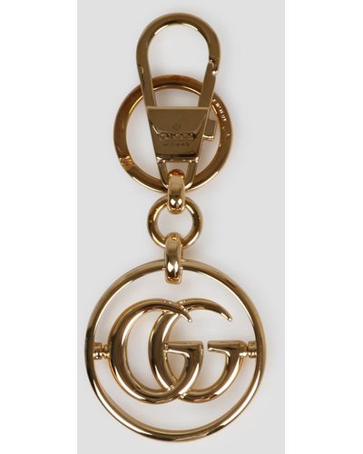 Gucci Double G Keychain - Metallic