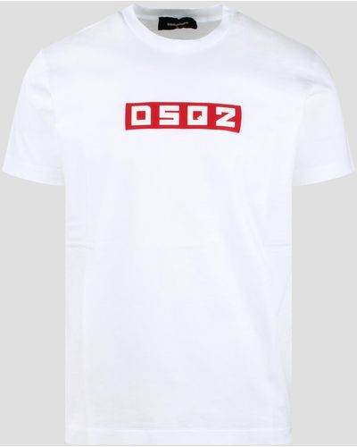 DSquared² Dsq2 Cool Fit T-Shirt - White