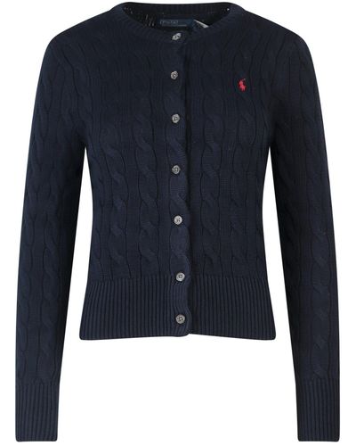 Ralph Lauren Cable-knit Cardigan - Blue