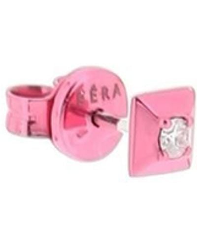 Eera Mini Eéra 18k Single Earring With Diamond - Pink
