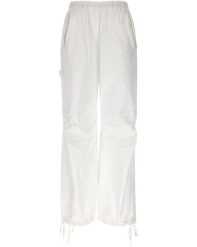 Nude Cargo Trousers - White