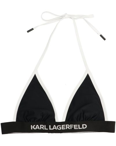Karl Lagerfeld 'Karl' Beachwear Bianco/nero