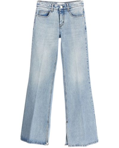 Ami Paris Flared Jeans Celeste - Blu