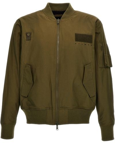 Stampd Sherpa Lined Casual Jackets, Parka - Green