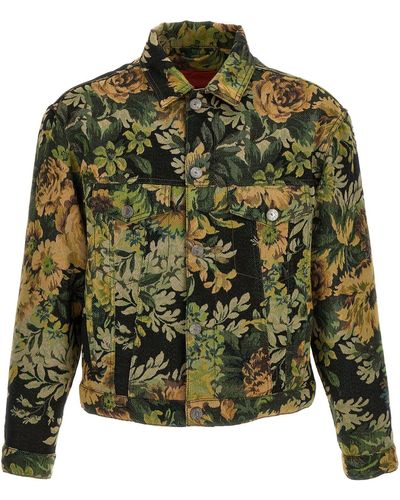 Etro Jacquard Jacket Giacche Verde