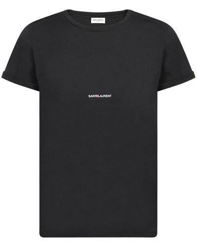 Saint Laurent T-shirts - Black
