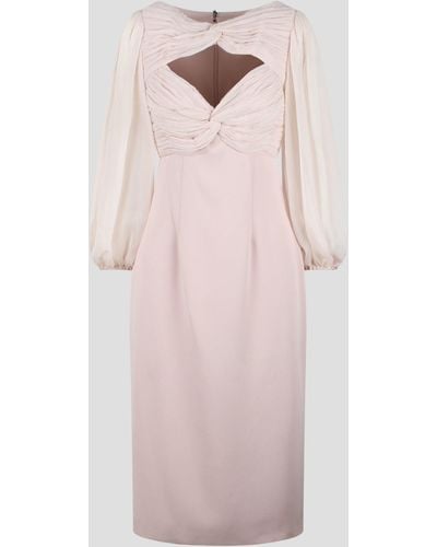 Costarellos Arwenne Cutout Midi Dress - Pink