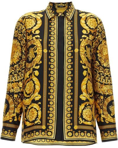 Versace Barocco Camicie Multicolor - Giallo