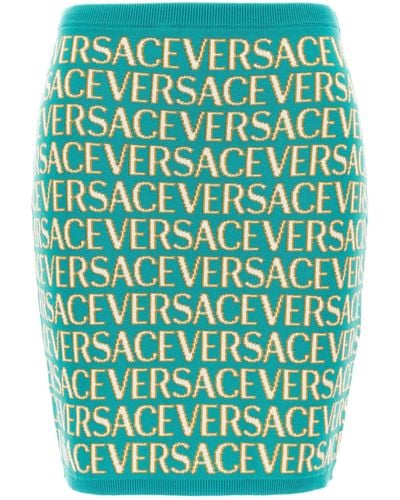 Versace Allover Skirts - Green