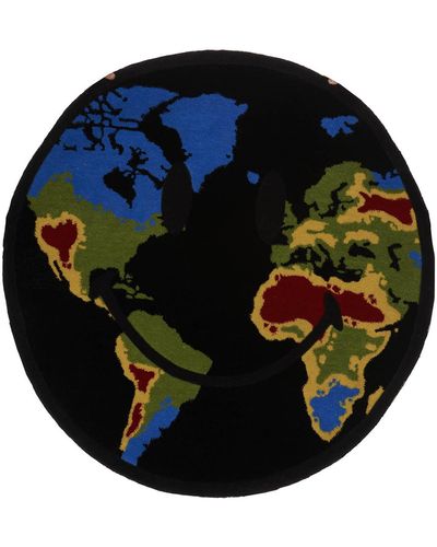 Market Global Citizen Heat Map Carpets - Black