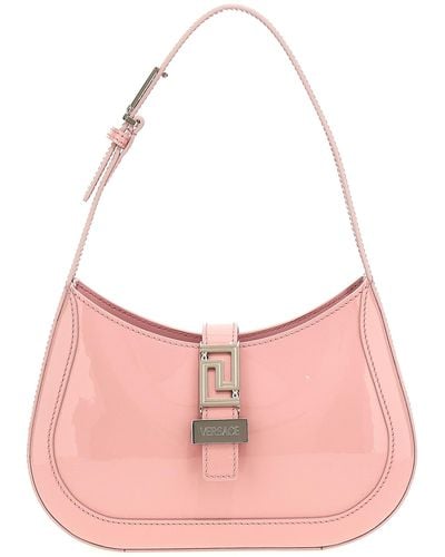 Versace 'Greca Goddess' Small Shoulder Bag - Pink