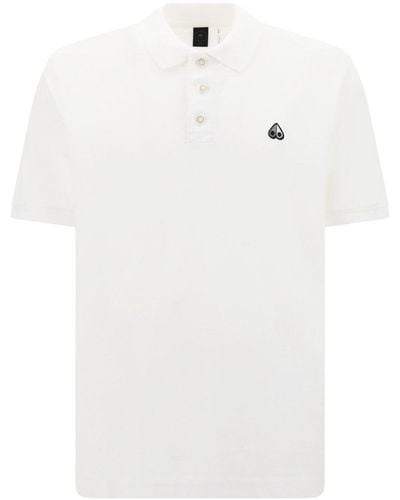 Moose Knuckles Polo Shirts - White