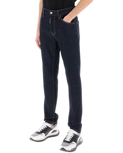 DSquared² Cool Guy Jeans In Dark Rinse Wash - Blue