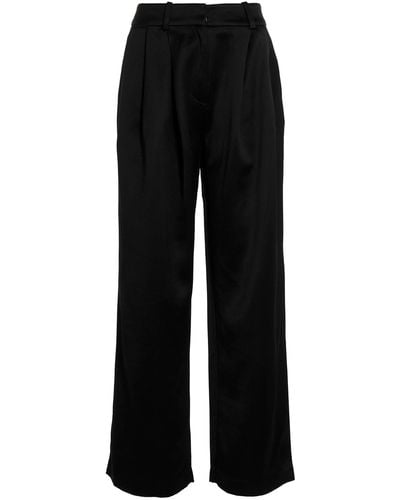 Co. Pants With Front Pleats - Black