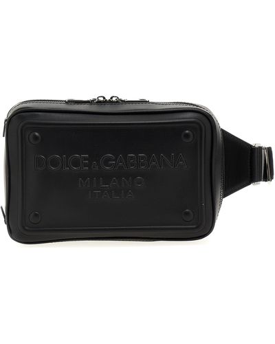 Dolce & Gabbana Logo Fanny Pack Borse A Tracolla Nero