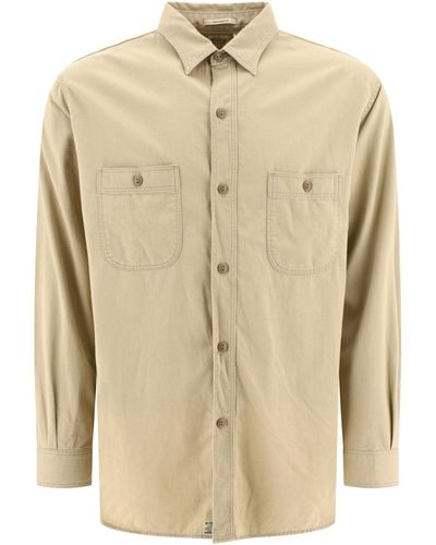 Orslow Twill Work Shirts - Natural