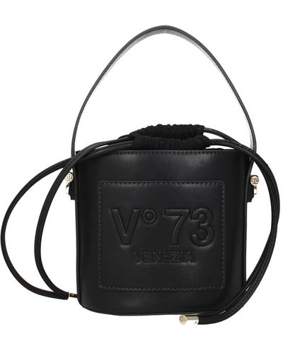 V73 Handbags Beatrix Eco Leather Black