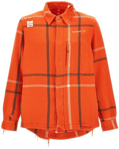 A_COLD_WALL* Timberland X Samuel Ross Future73 Overshirt Shirt, Blouse - Orange