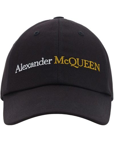Alexander McQueen Cappello da Baseball - Nero
