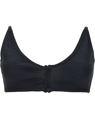 Y. Project Bralette 'Invisible Strap' - Blue
