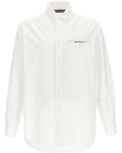Palm Angels Sartorial Tape Shirt Camicie Bianco