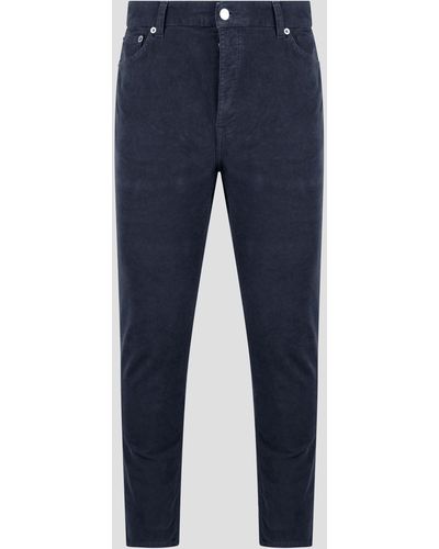 Department 5 Drake corduroy trousers - Blu
