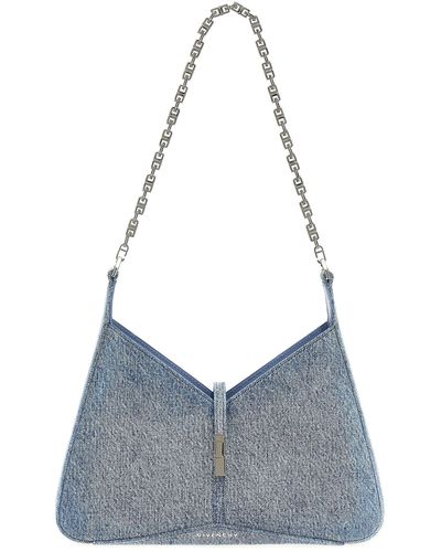 Givenchy Cut Out Shoulder Bags - Blue