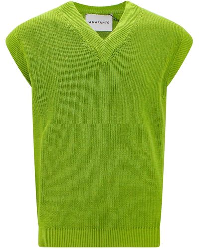 Amaranto Cotton Vest - Green