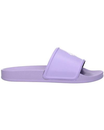 Marcelo Burlon Slippers And Clogs Rubber Lilac - Purple