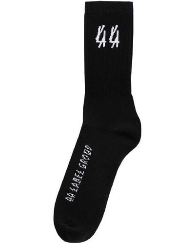 44 Label Group Socks cotton 4 - Nero