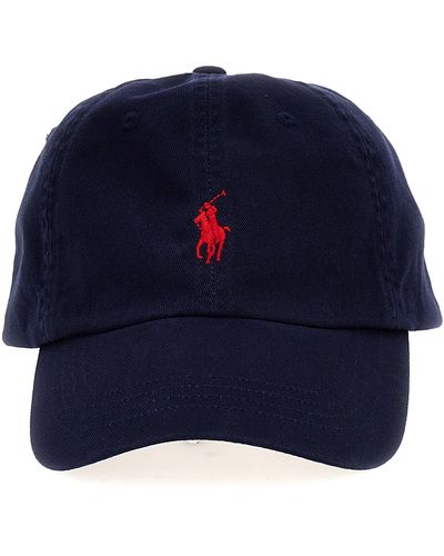 Polo Ralph Lauren Logo Embroidery Cap Hats - Blue