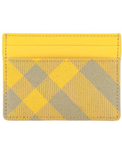 Burberry Card Holder - Yellow