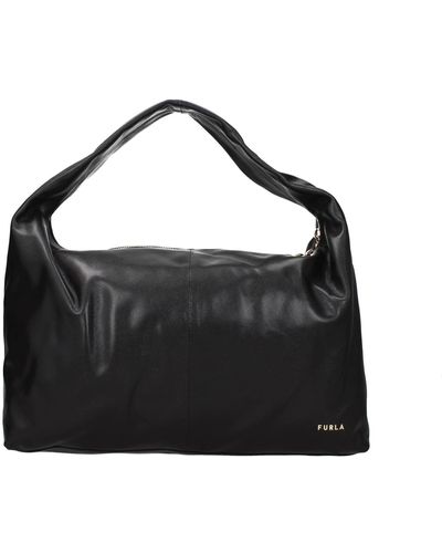 Furla Handbags Ginger Leather - Black