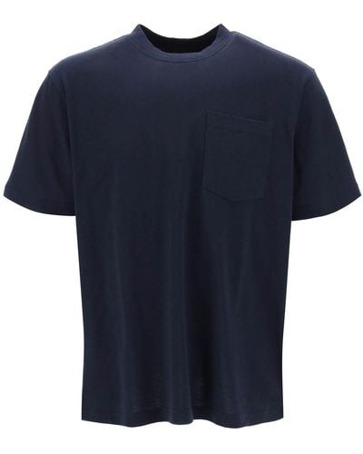 Filson T Shirt Pioneer Solid One Pocket - Blue