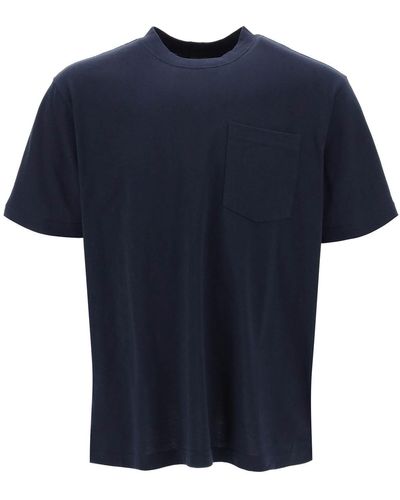 Filson T Shirt Pioneer Solid One Pocket - Blu