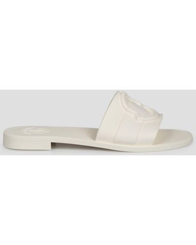 Moncler Mon slide sandal - Bianco