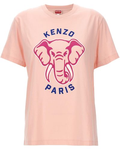 KENZO Elephant T Shirt Rosa