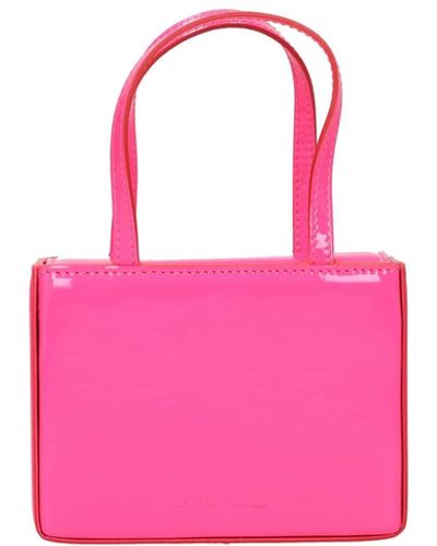 AMINA MUADDI Handbags Giorgia Patent Leather Fluo - Pink
