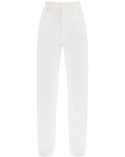 Totême Twisted Seam Straight Jeans - White