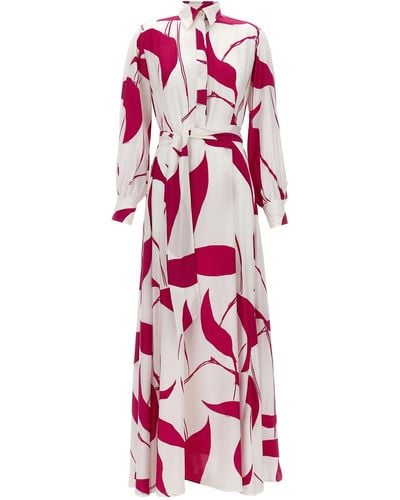 Kiton All-Over Print Dress Abiti Multicolor - Rosa