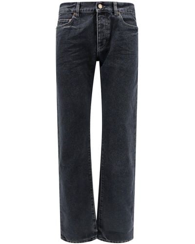 Saint Laurent Low-rise Slim-fit Jeans - Blue