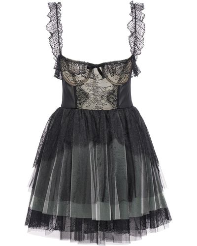 Philosophy Lace Tulle Dress Dresses - Black