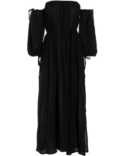 Caravana 'messenger' Long Dress - Black