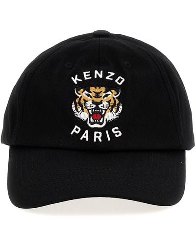 KENZO Logo Cap Hats - Black